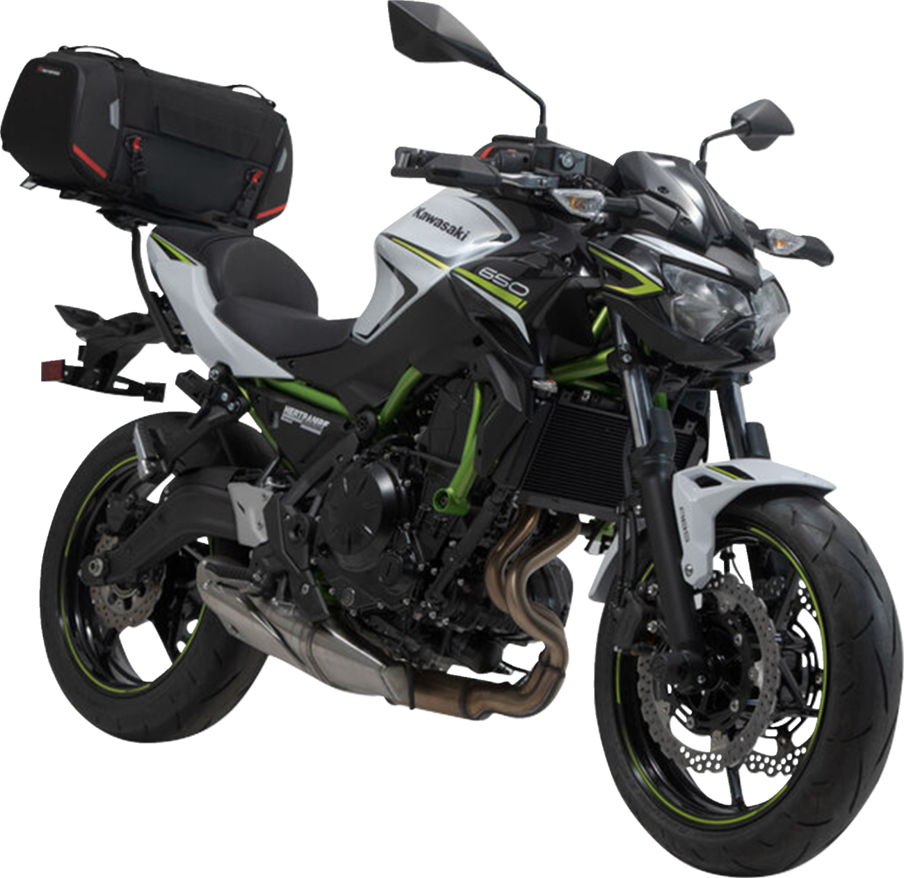 Rackpack Tail Bag System - Black - Kawasaki Ninja 650/Z650 '16-'24 (1)
