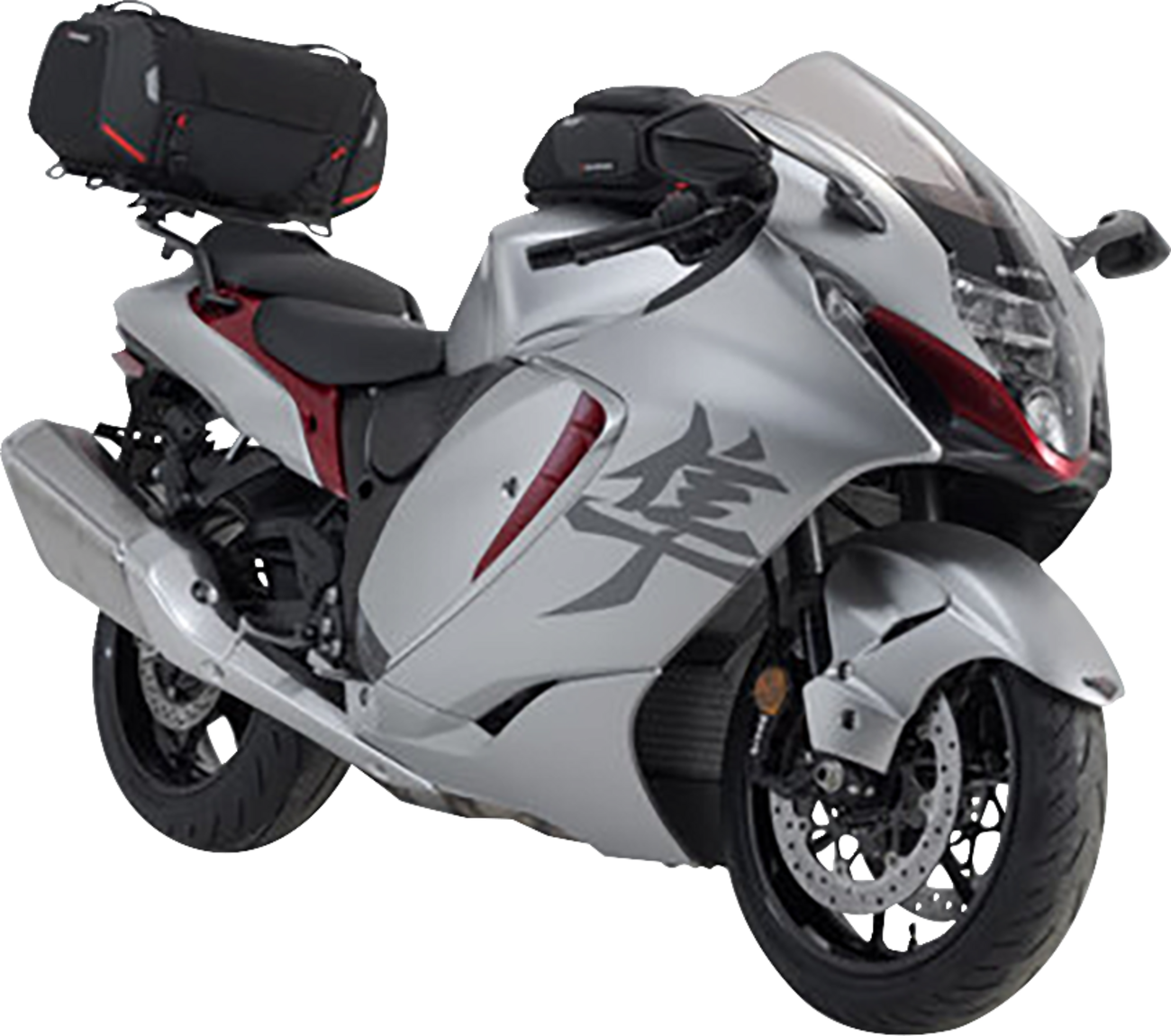 Rackpack Tail Bag System - Black - Suzuki GSX 1300 R Hayabusa '20-'24 (1)