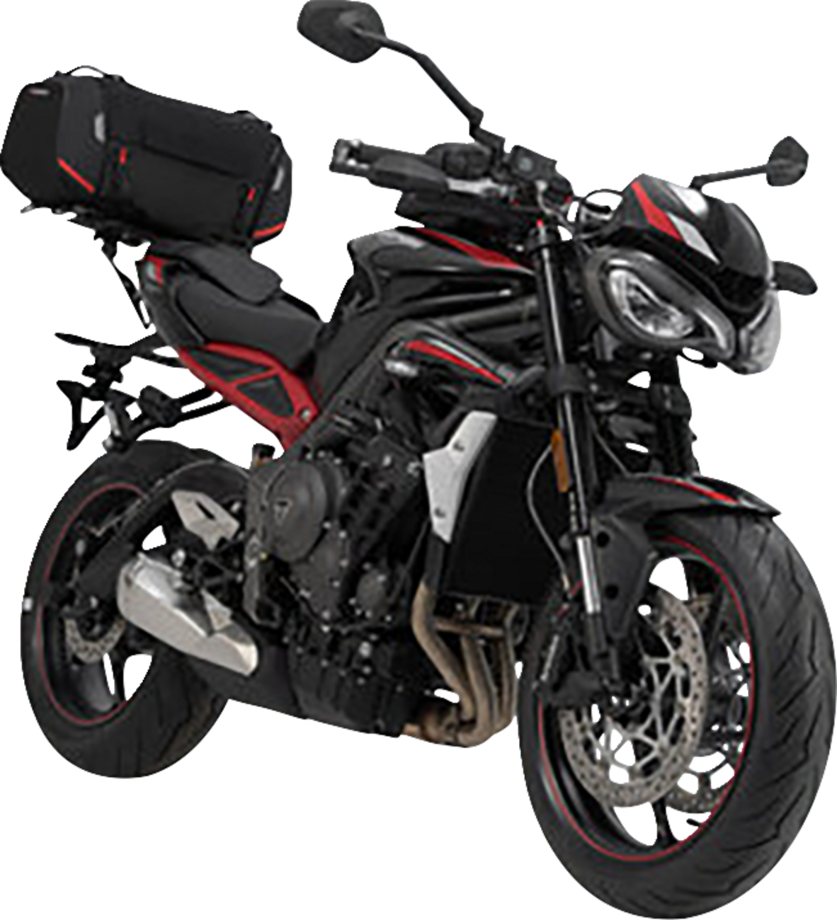 Rackpack Tail Bag System - Black - Suzuki SV650 '17-'26 (1)