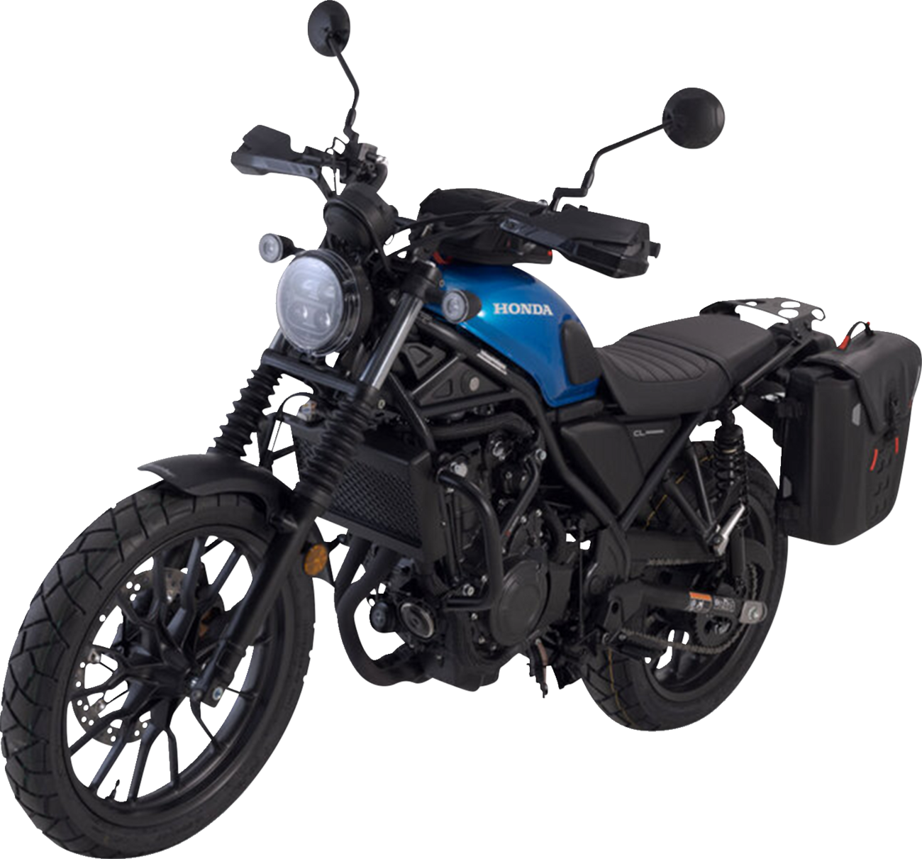 SysBag Side Bag System - Black - Honda SCL500 '23-'24 (1)