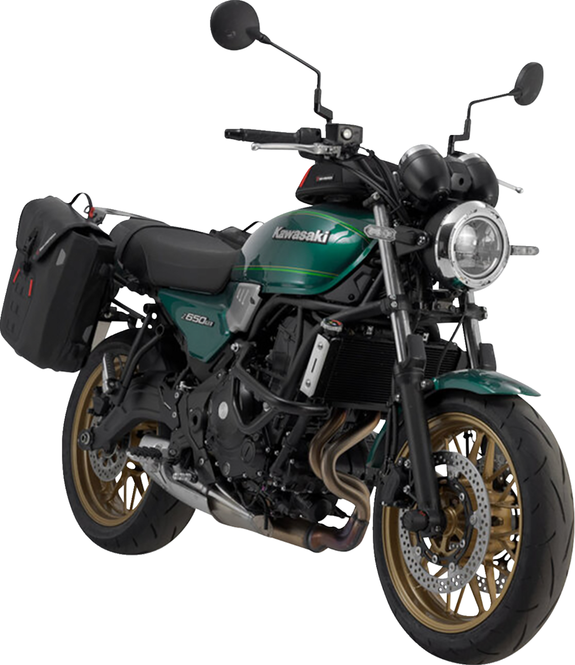 SysBag Side Bag System - Black - Kawasaki Z650RS '22-'24 (1)