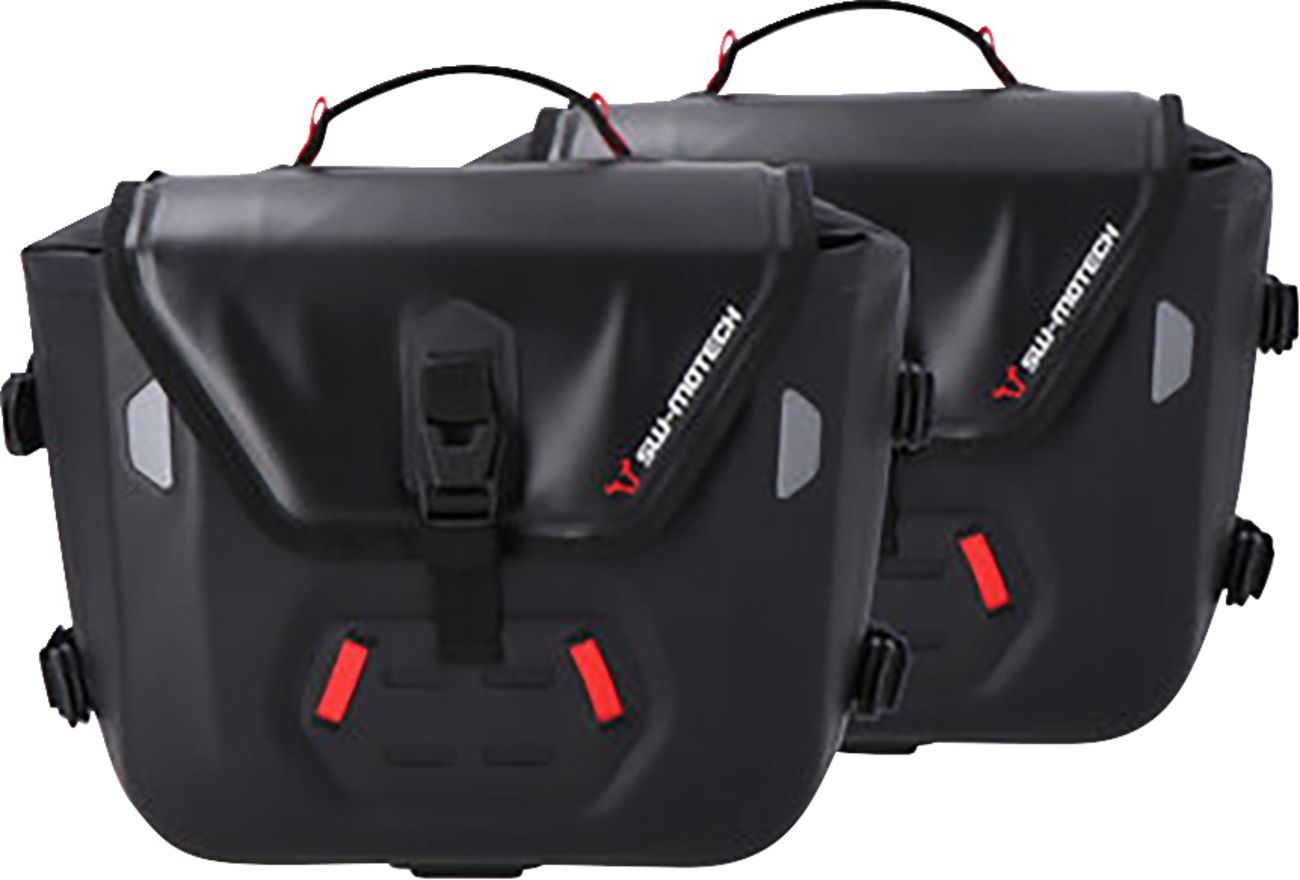 SysBag Side Bag System - Black - Moto Guzzi V7 III '17-'20 (1)