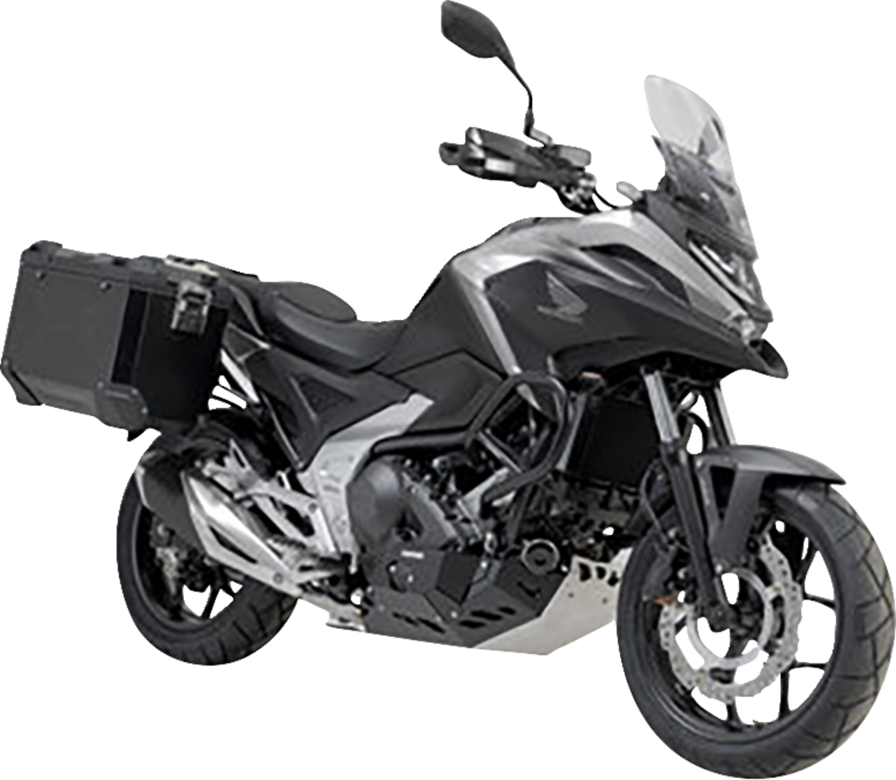 TRAX ADV Aluminum Case System - Black - Honda NC750X '20-'24 (1)