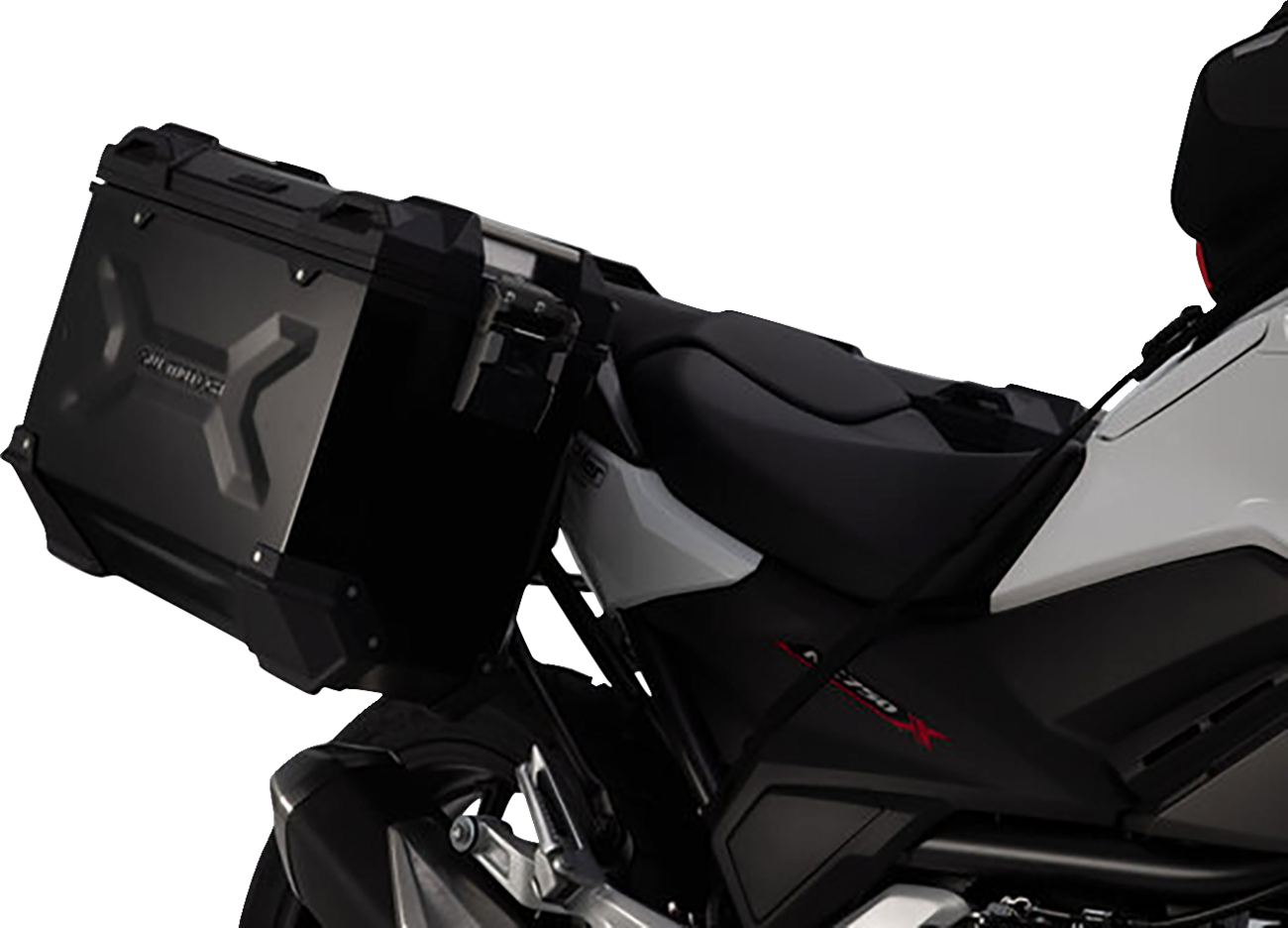 TRAX ADV Aluminum Case System - Black - Honda NC750 '16-'20 (1)