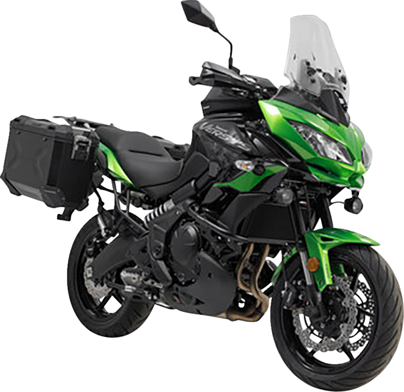 TRAX ADV Aluminum Case System - Black - Kawasaki Versys 650 '14-'22 (1)