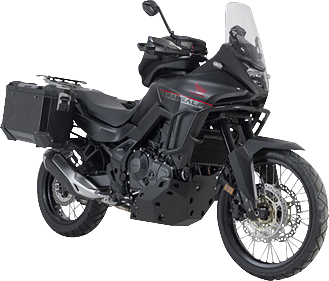 TRAX ADV Aluminum Case System - Black - Honda XL750R Transalp '24 (1)