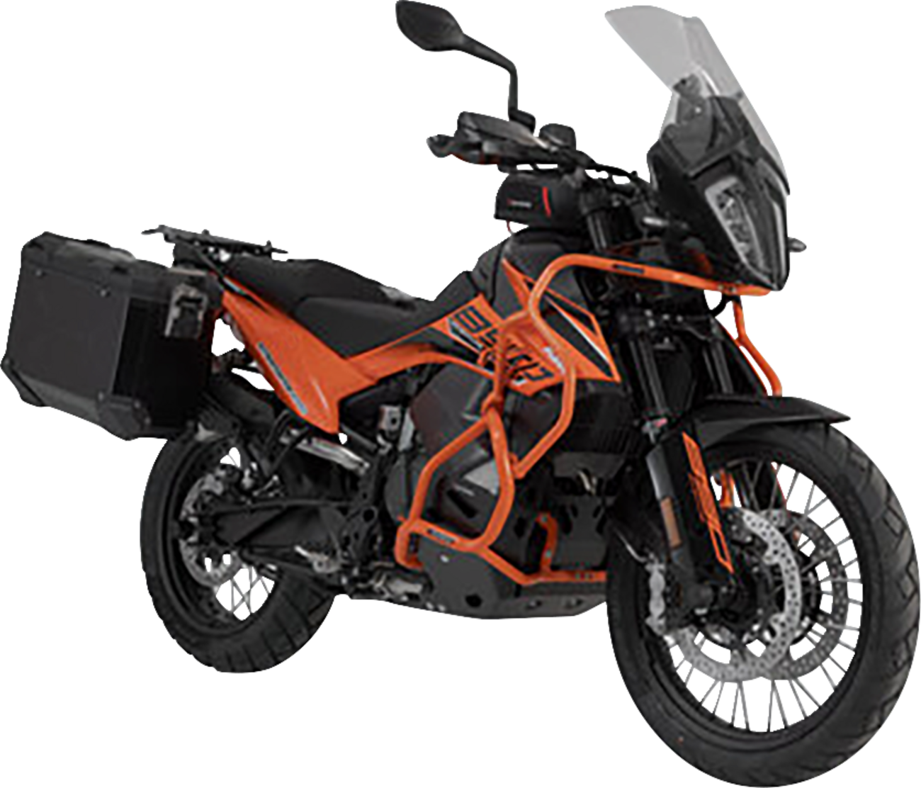 TRAX ADV Aluminum Case System - Black - KTM Adventure 790/890/SMT 890 '19-'24 (1)