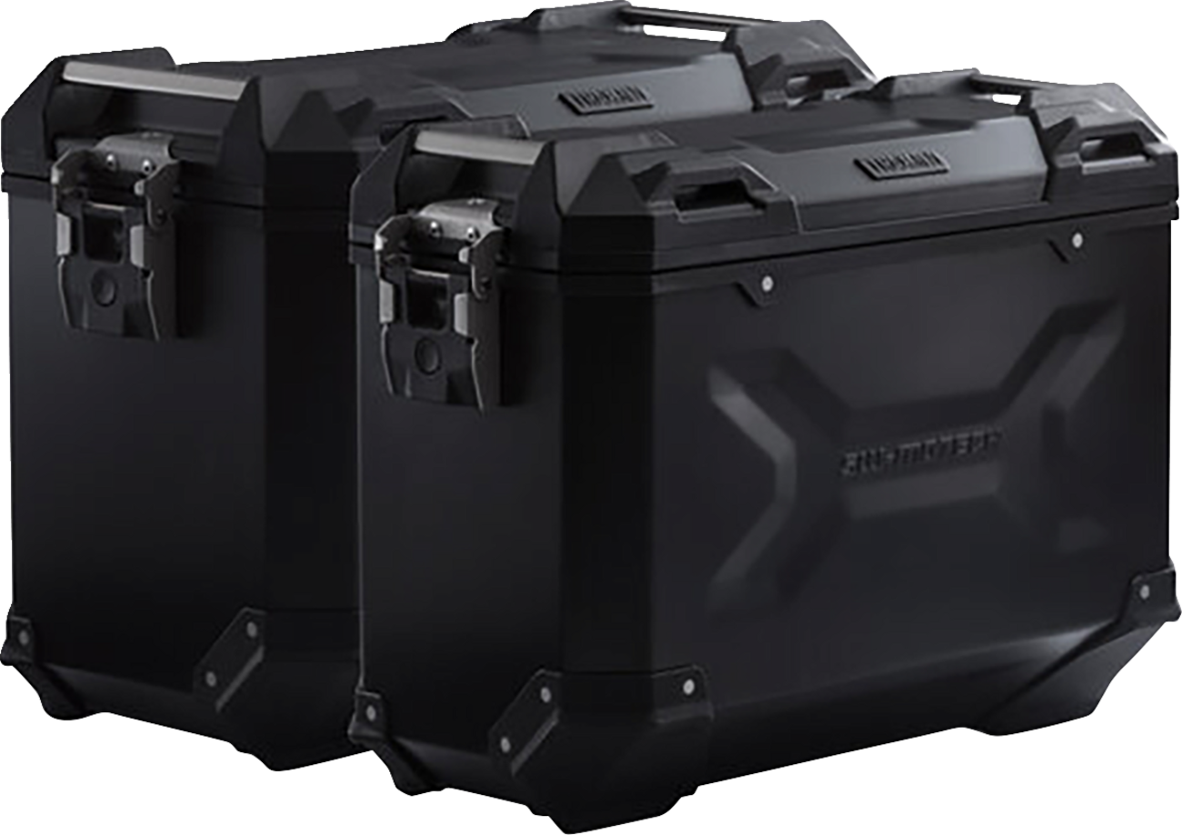 TRAX ADV Aluminum Case System - Black - BMW F 750/800/850/900 GS '18-'24 (1)
