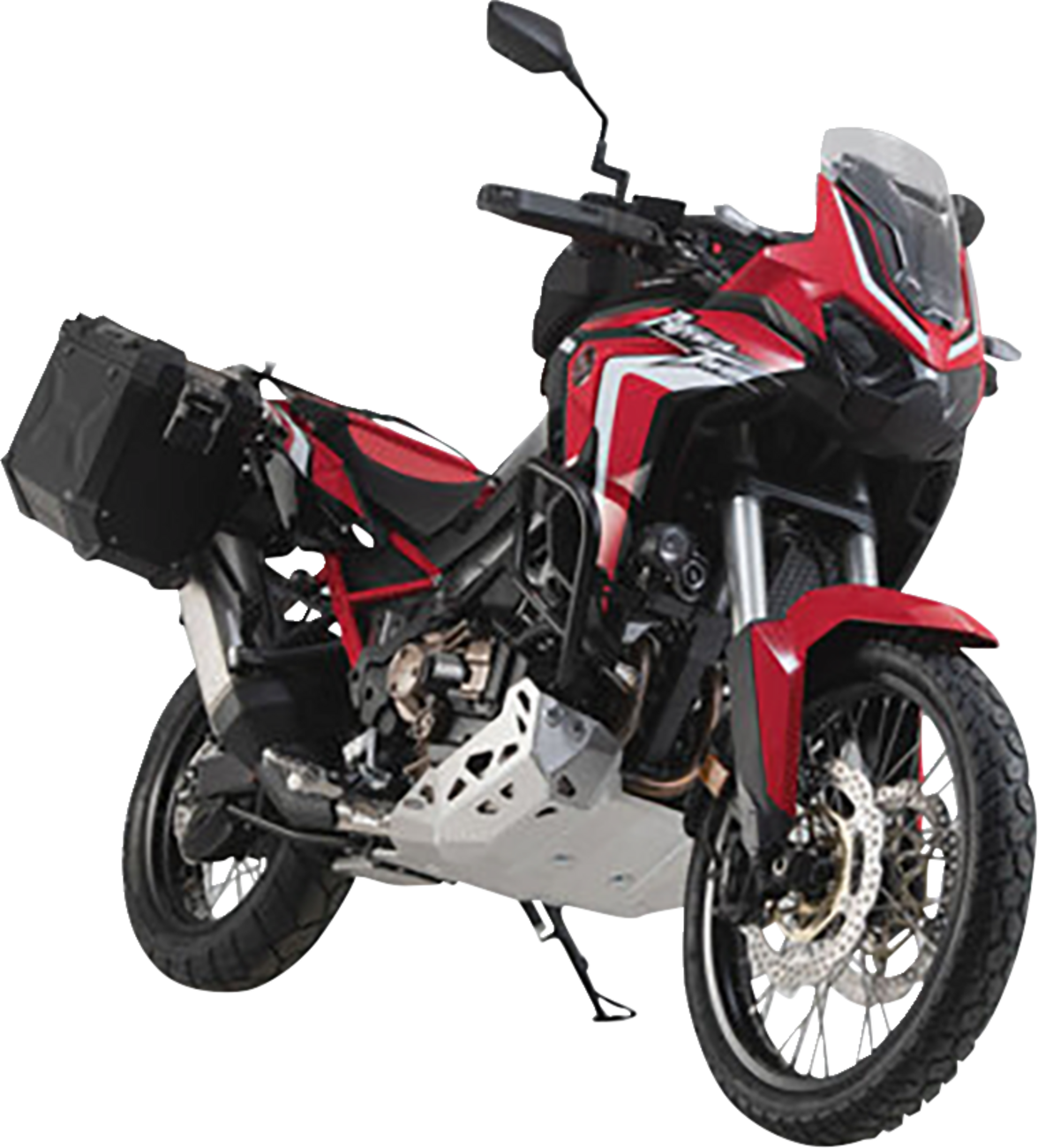 TRAX ADV Aluminum Case System - Black - Honda Africa Twin '19-'21 (1)