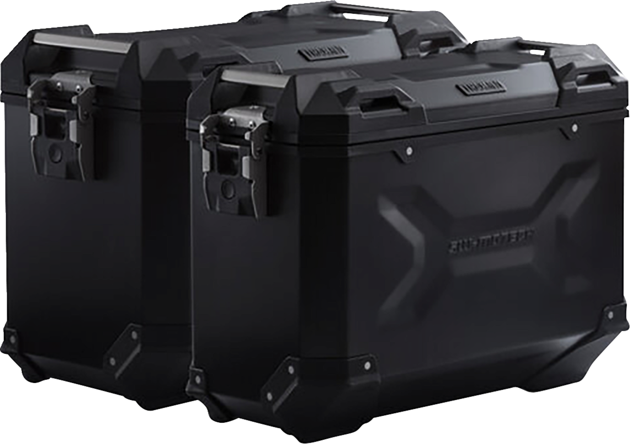 TRAX ADV Aluminum Case System - Black - Suzuki V-Strom 650 '04-'10 (1)