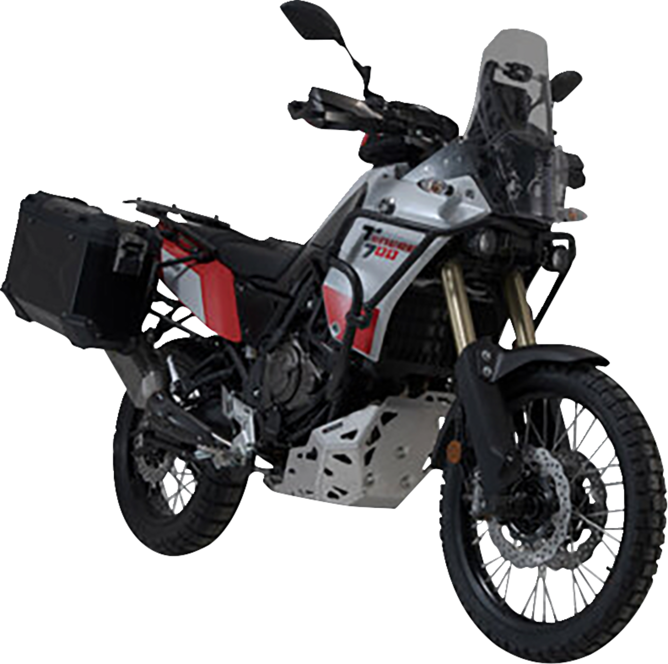 TRAX ADV Aluminum Case System - Black - Yamaha Tenere 700 '20-'24 (1)