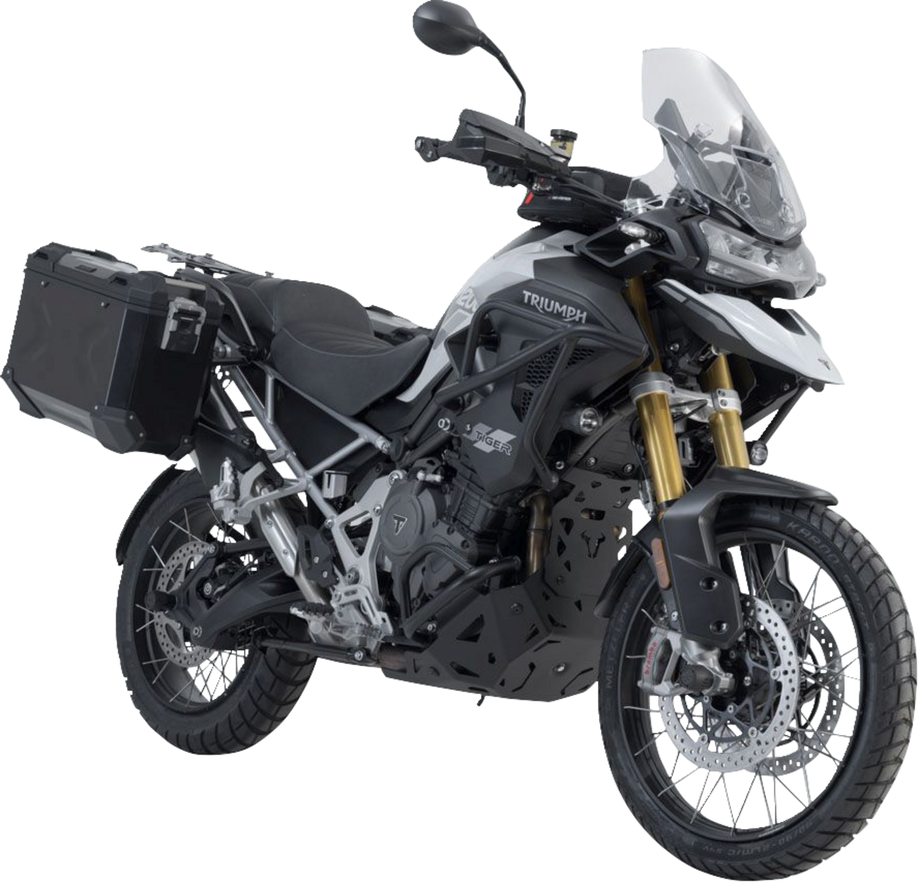 TRAX ADV Aluminum Case System - Black - Triumph Tiger 1200 '22-'25 (1)