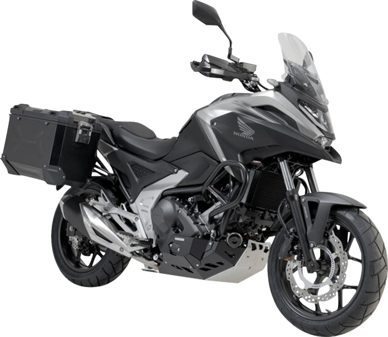 TRAX ADV Aluminum Case System - Black - Honda NC750 X '20-'24 (1)