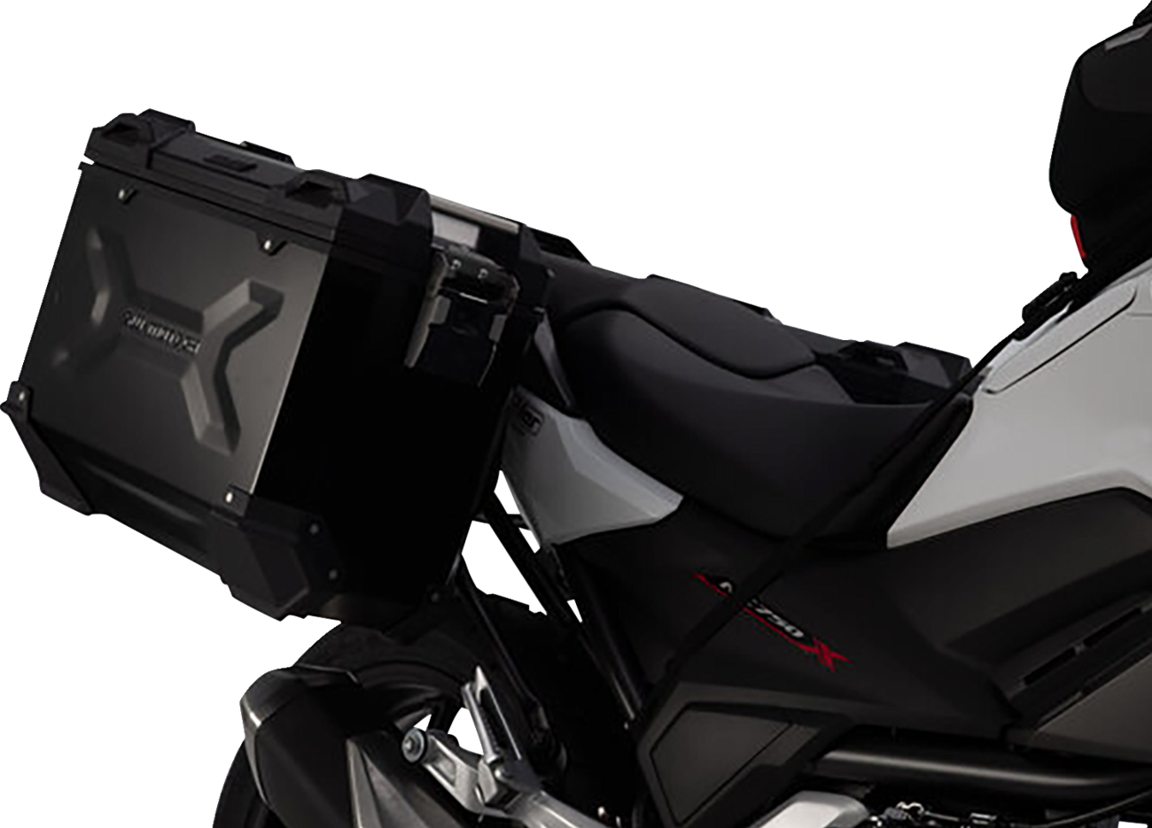 TRAX ADV Aluminum Case System - Black - Honda NC750 '16-'20 (1)