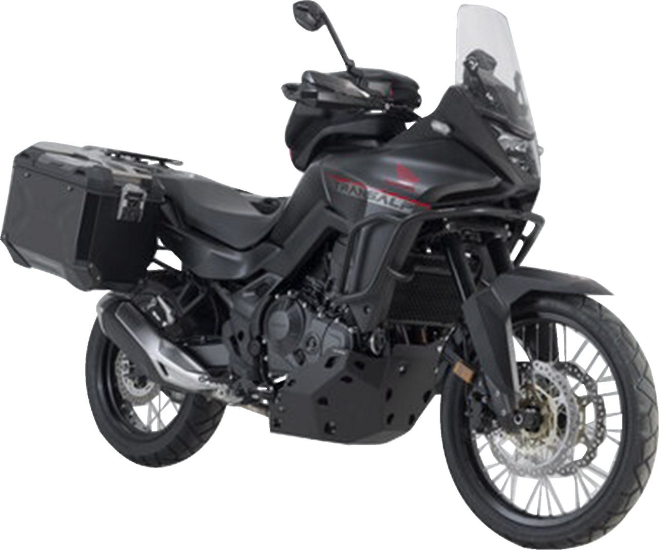 TRAX ADV Aluminum Case System - Black - Honda XL750R Transalp '24 (1)