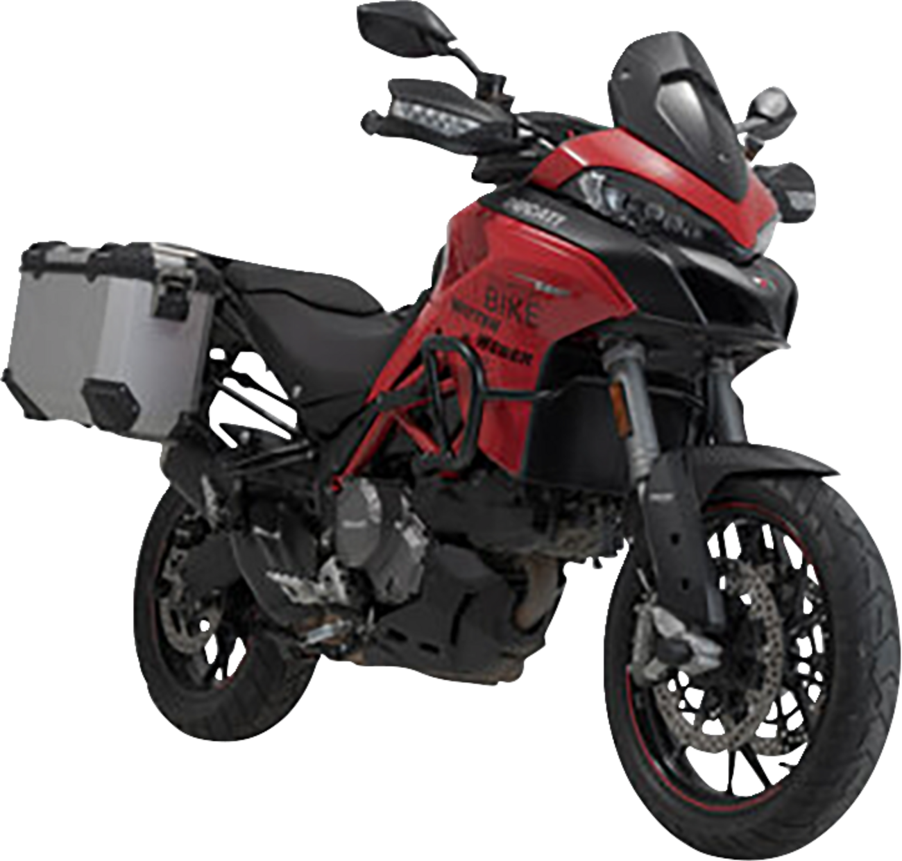 TRAX ADV Aluminum Case System - Silver - Ducati Multistrada 950/1200/1260/V2 '15-'24 (1)
