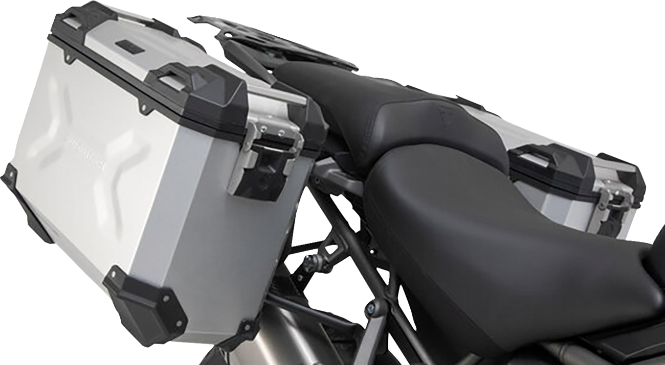 TRAX ADV Aluminum Case System - Silver - Triumph Tiger/Tiger Explorer 1200 '12-'21 (1)