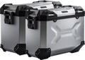 SW-MOTECH TRAX ADV Aluminum Case System - Silver - BMW F 650/700/800 GS '08-'18