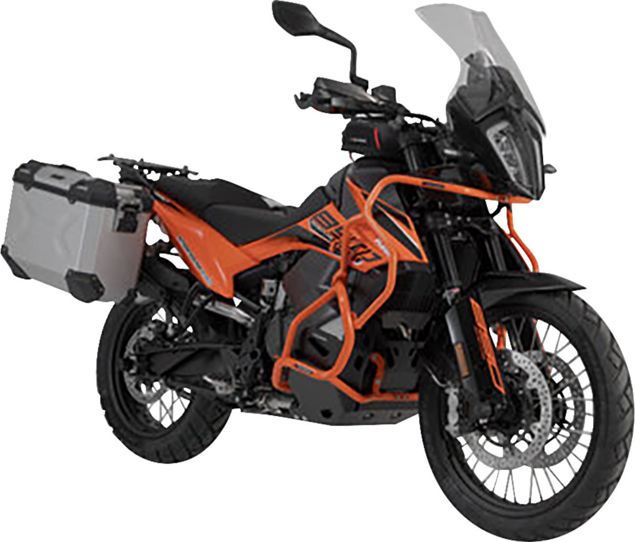 TRAX ADV Aluminum Case System - Silver - KTM Adventure 790/890/SMT 890 '19-'24 (1)
