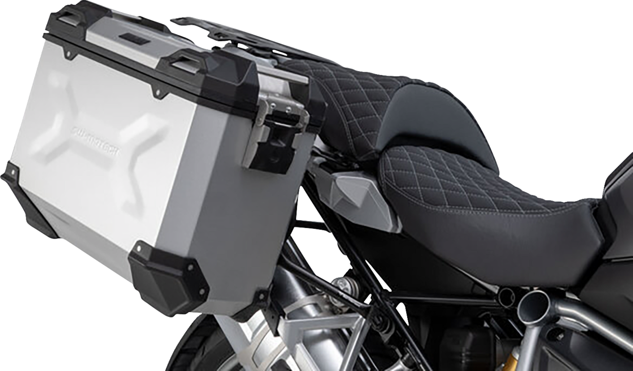 TRAX ADV Aluminum Case System - Silver - BMW R 1200/1250 GS '12-'24 (1)