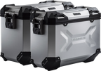 SW-MOTECH TRAX ADV Aluminum Case System - Silver - Honda Africa Twin '18-'24
