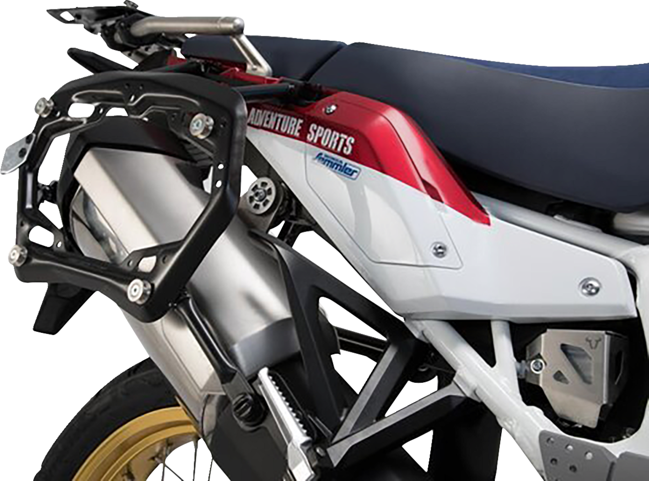 SW-MOTECH TRAX ADV Aluminum Case System - Silver - Honda Africa Twin '18-'24