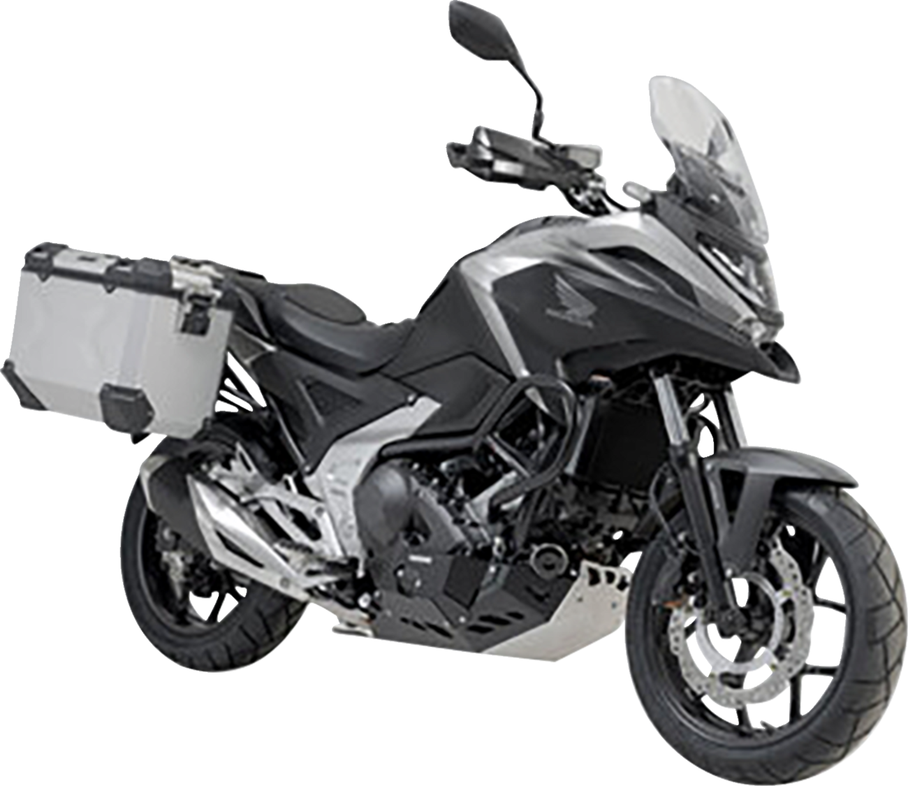 SW-MOTECH TRAX ADV Aluminum Case System - Silver - Honda NC750 X '20-'24