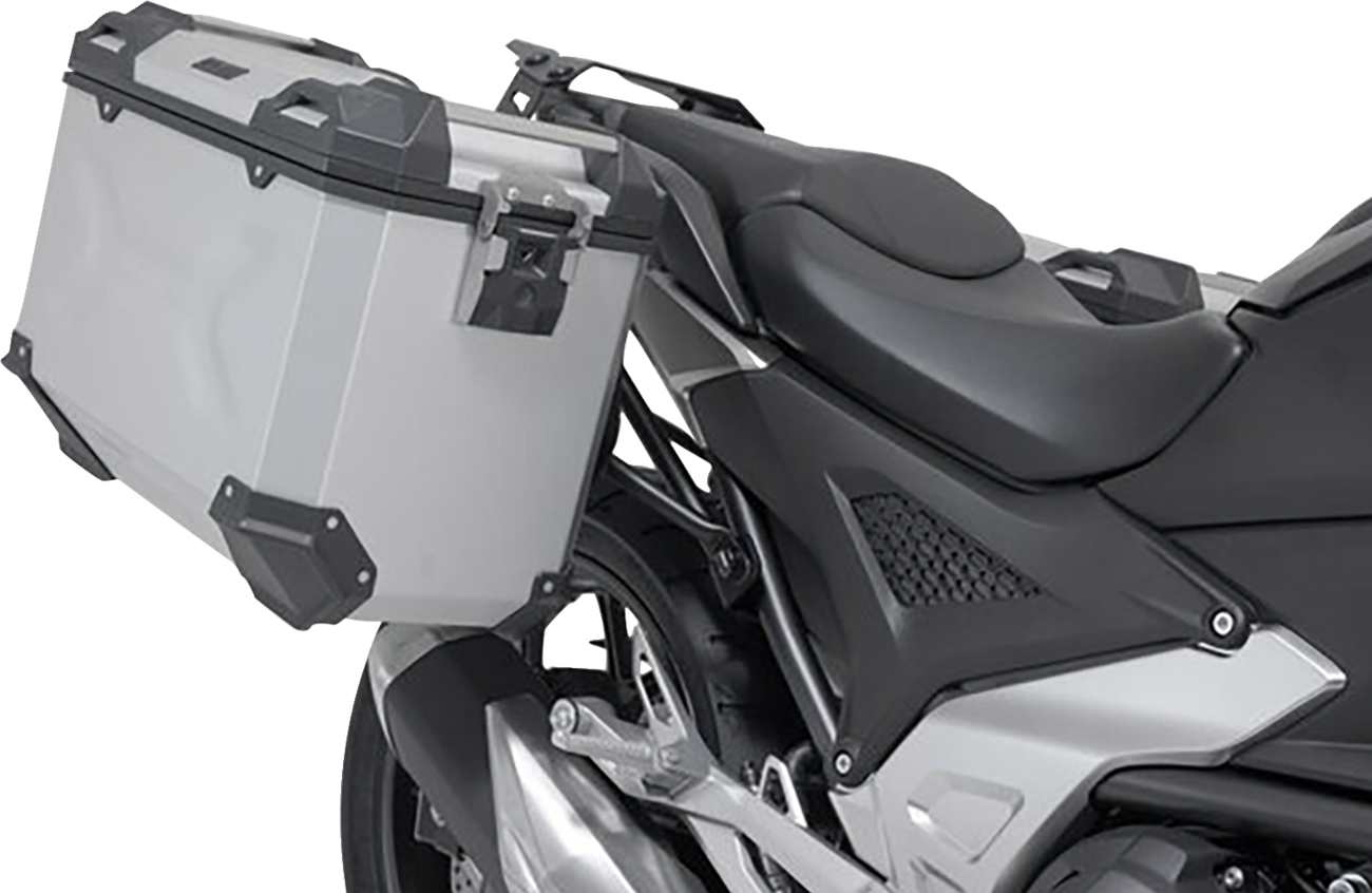 SW-MOTECH TRAX ADV Aluminum Case System - Silver - Honda NC750 X '20-'24