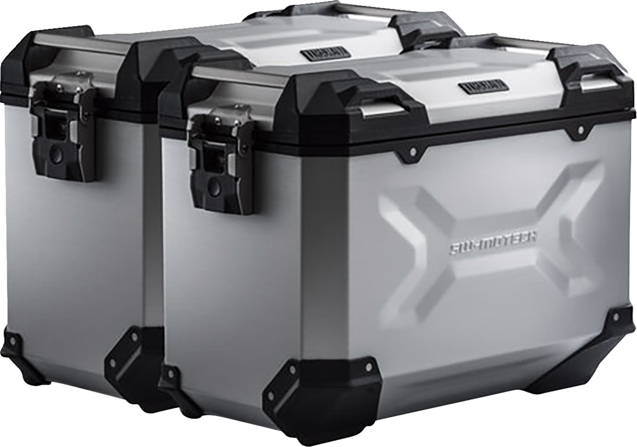 TRAX ADV Aluminum Case System - Silver - Honda NC750 '16-'20 (1)
