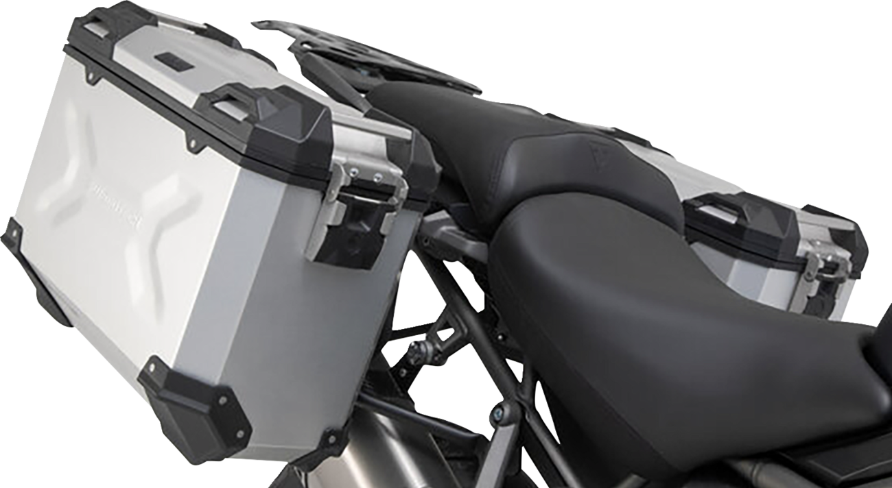 TRAX ADV Aluminum Case System - Silver - Triumph Tiger/Tiger Explorer 1200 '12-'21 (1)