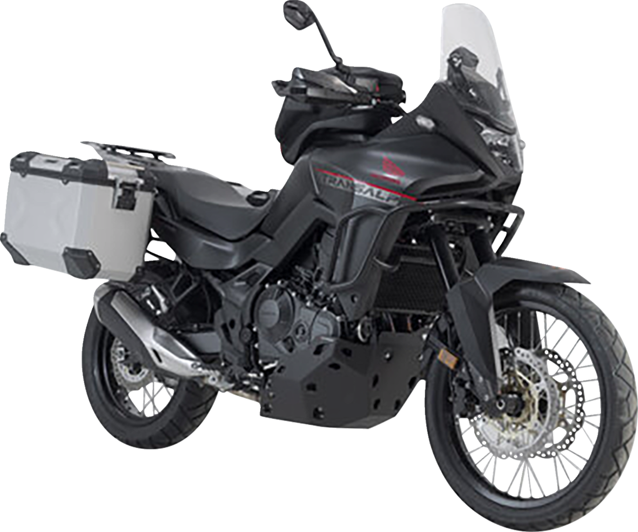 TRAX ADV Aluminum Case System - Silver - Honda XL750R Transalp '24 (1)