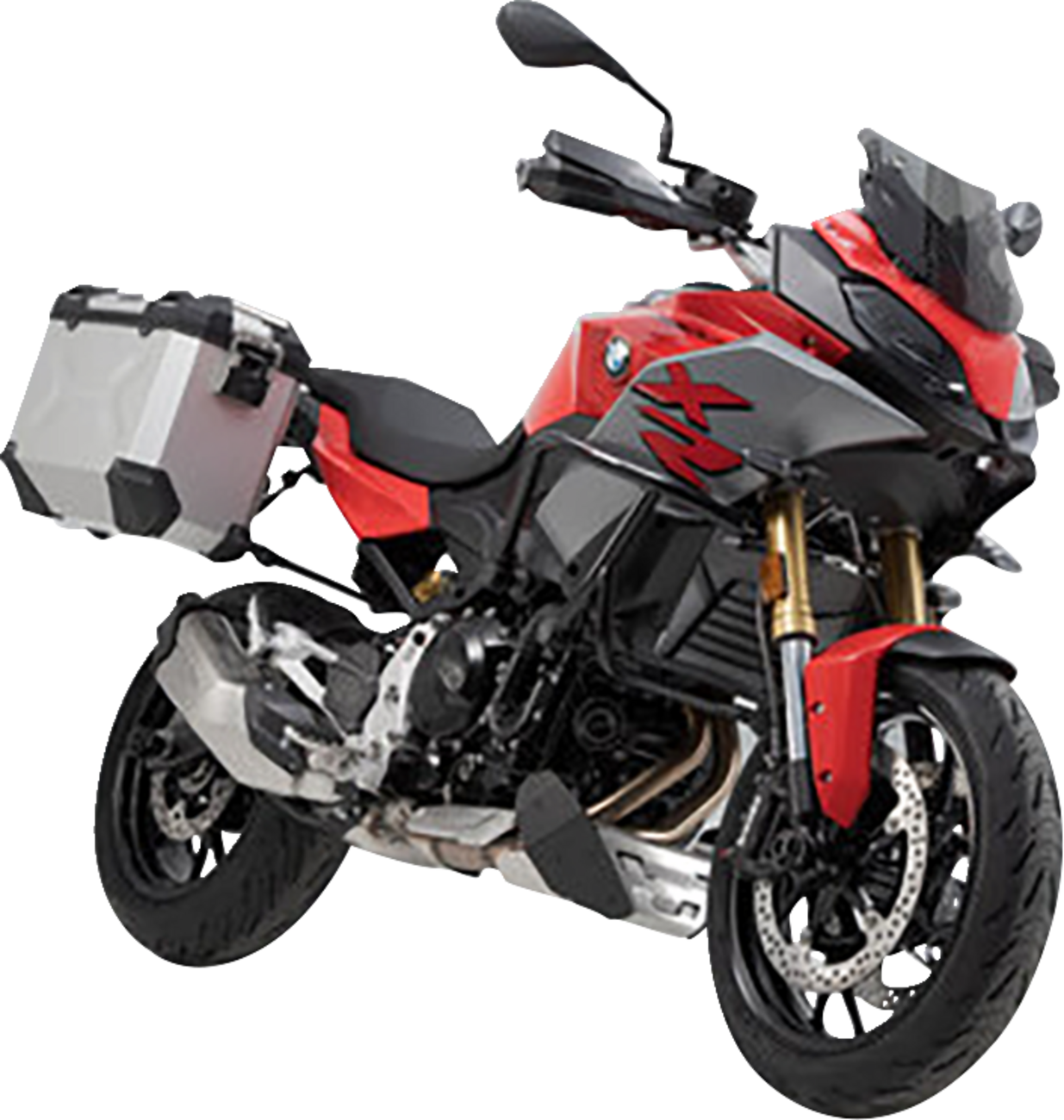 TRAX ADV Aluminum Case System - Silver - BMW F 900 '20-'24 (1)