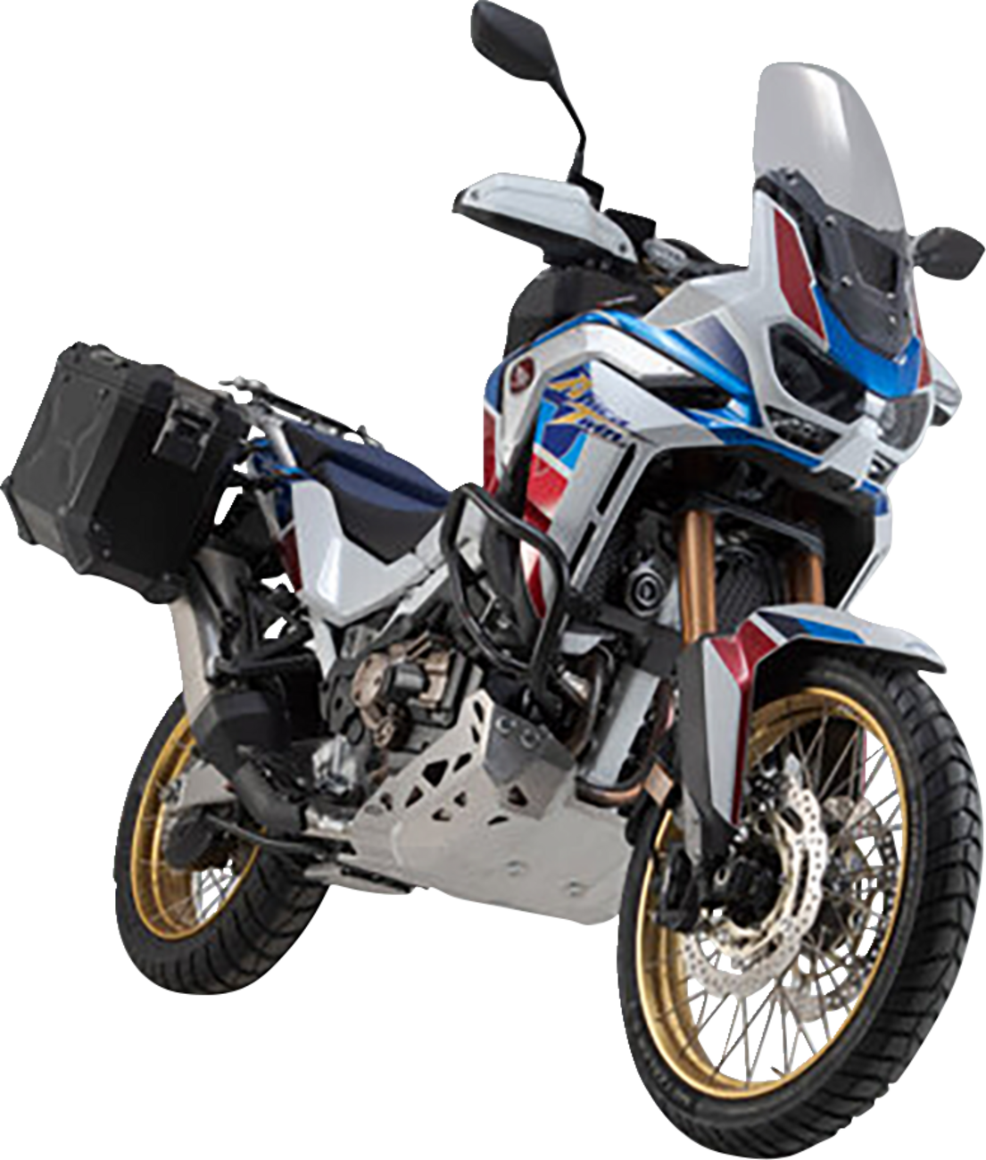 TRAX ADV Aluminum Case System - Black - Honda Africa Twin '19-'24 (1)
