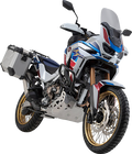 TRAX ADV Aluminum Case System - Silver - Honda Africa Twin '19-'24 (1)
