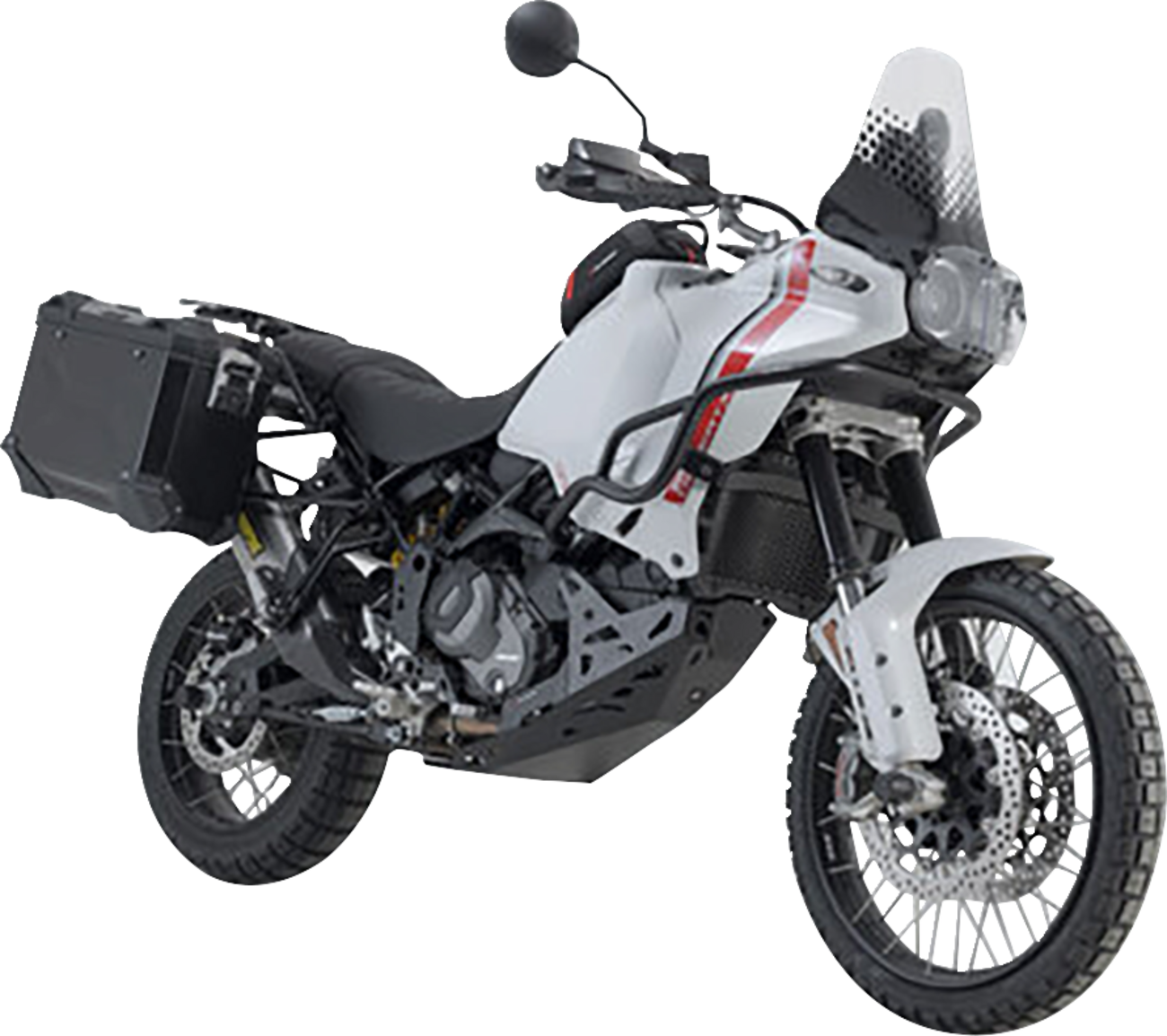 TRAX ADV Aluminum Case System - Black - Ducati DesertX '22-'25 (1)