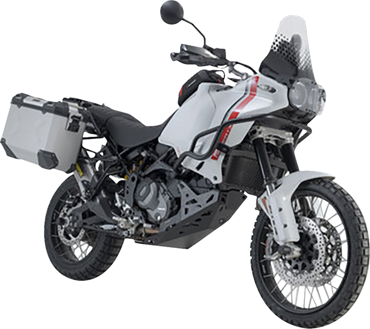 TRAX ADV Aluminum Case System - Silver - Ducati DesertX '22-'25 (1)