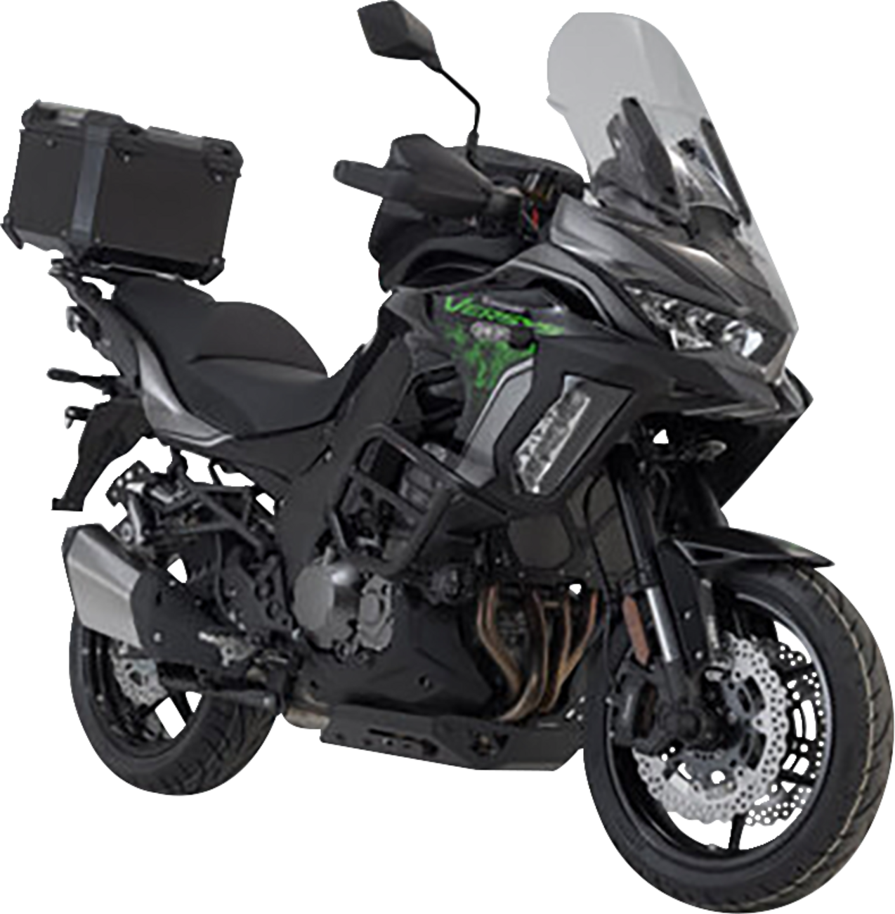 SW-MOTECH TRAX ADV Top Case System - Black - Kawasaki Versys 1000 '11-'23