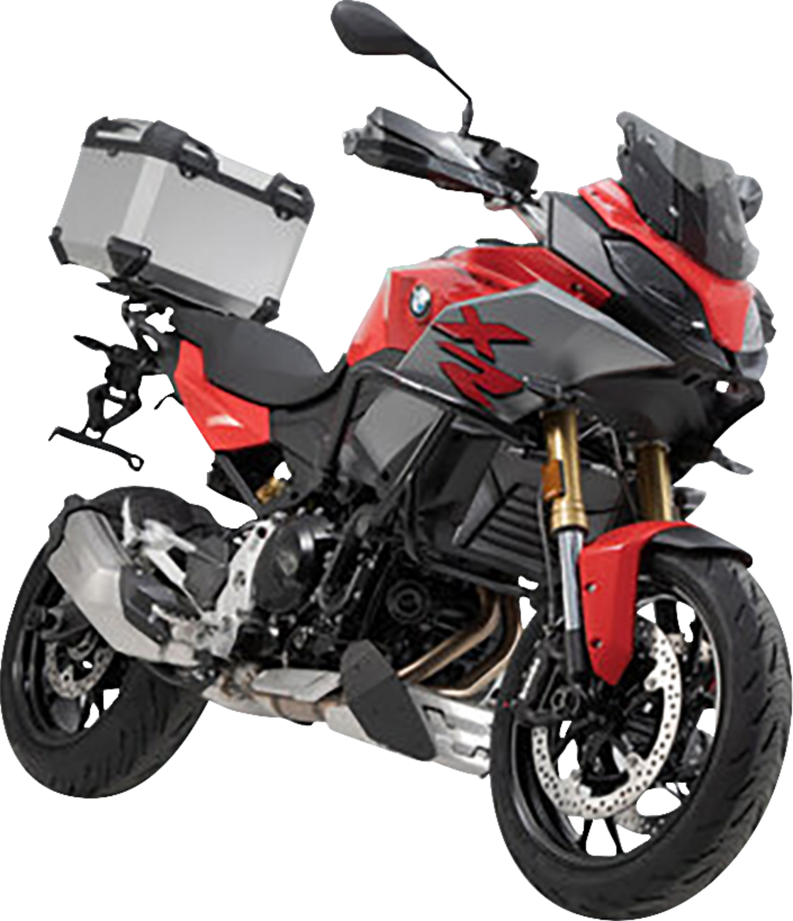 TRAX ADV Top Case System - Silver - BMW F900 '20-'24 (1)