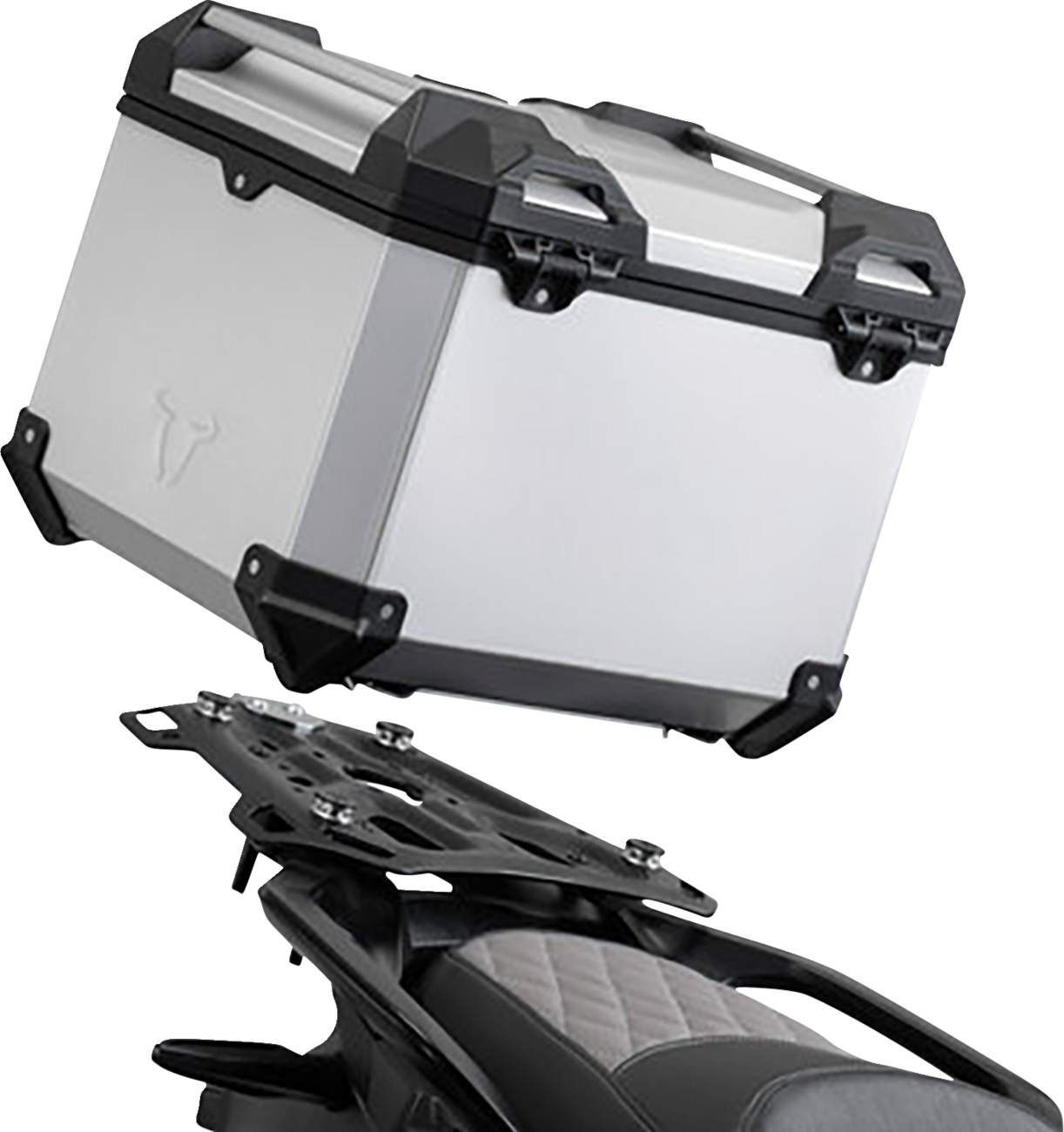 TRAX ADV Top Case System - Silver - BMW G310GS '17-'24 (1)