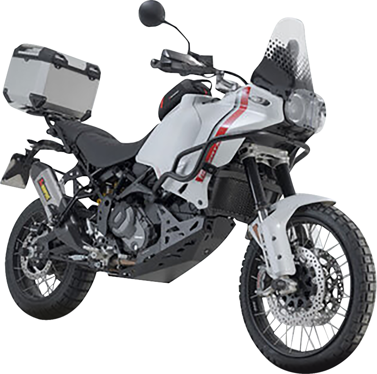 SW-MOTECH TRAX ADV Top Case System - Silver - Ducati DesertX '22-'25