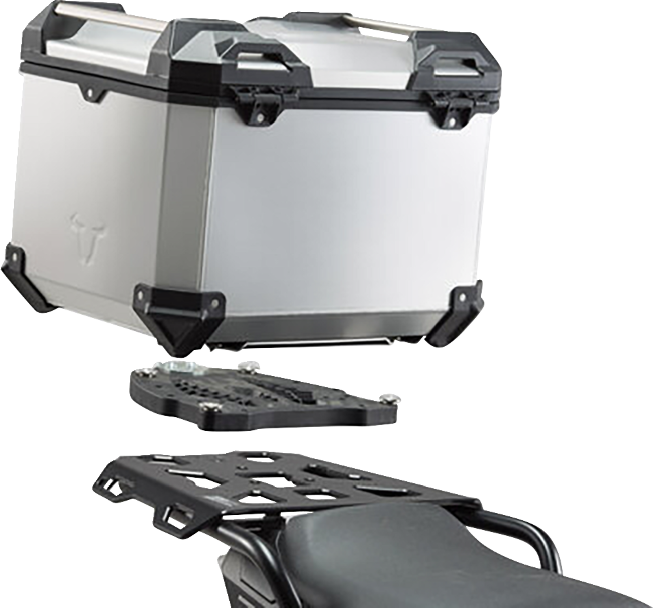 TRAX ADV Top Case System - Silver - Ducati Multistrada 1200/Hyperstrada 821/939 '10-'17 (1)