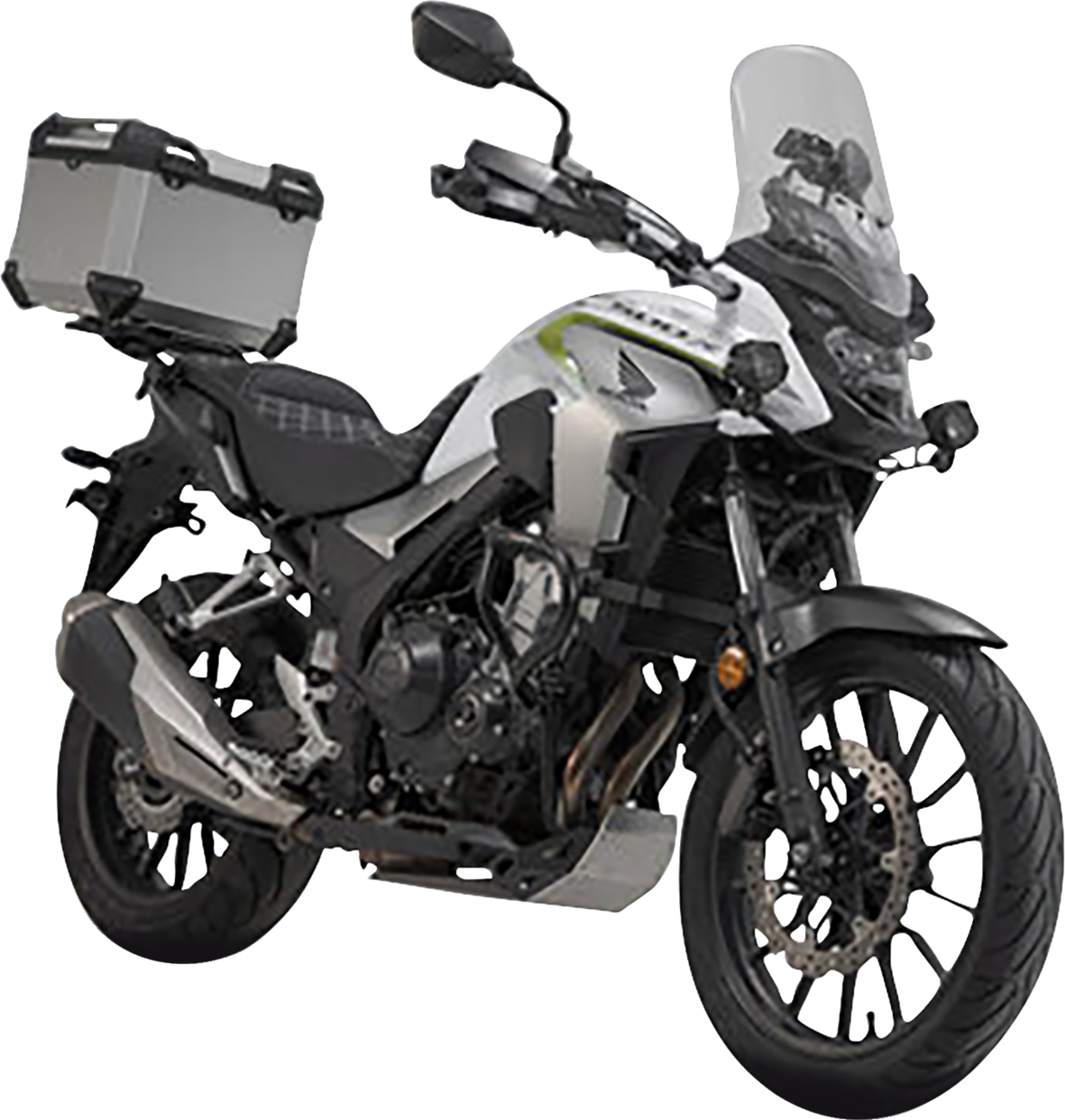 TRAX ADV Top Case System - Silver - Honda CB500/CBR500/NX500 '13-'24 (1)