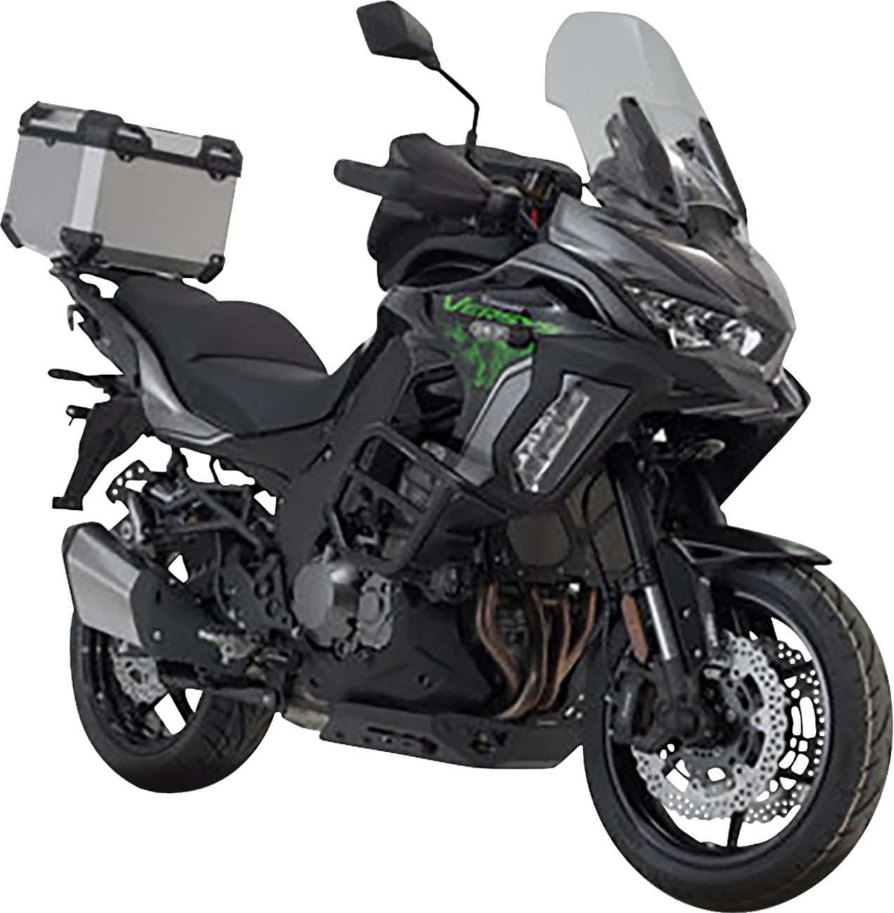 TRAX ADV Top Case System - Silver - Kawasaki Versys 1000 '20-'23 (1)