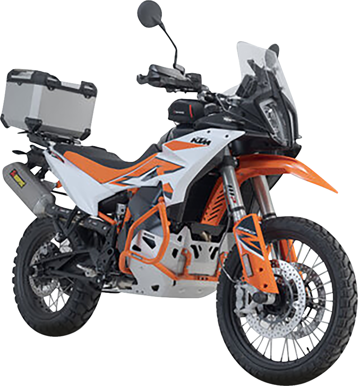 TRAX ADV Top Case System - Silver - Husqvarna/KTM '13-'24 (1)