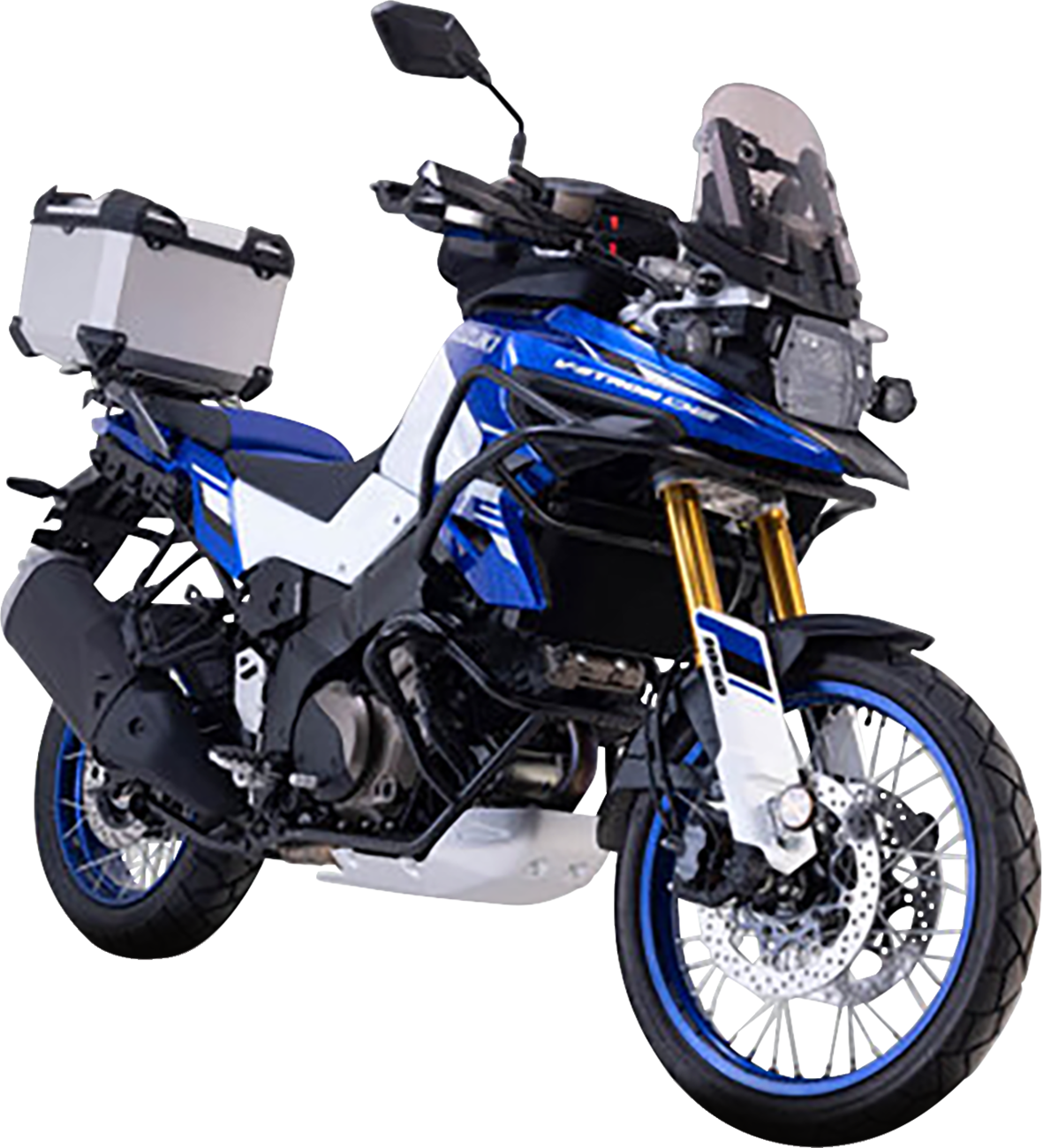 TRAX ADV Top Case System - Silver - V-Strom 650/1000/1050 '14-'24 (1)