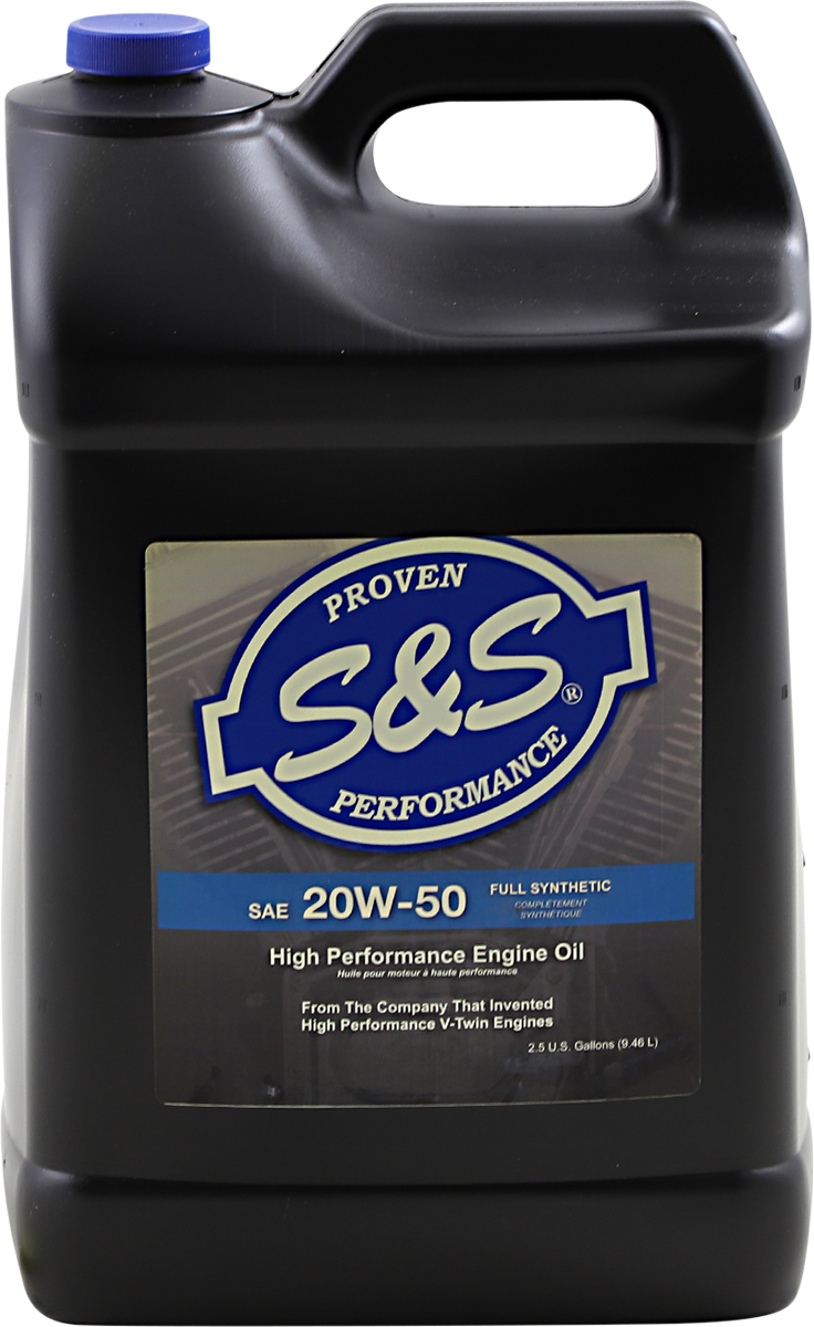 S&S Cycle Oil S&s 20W50 Syn 2.5 Gal