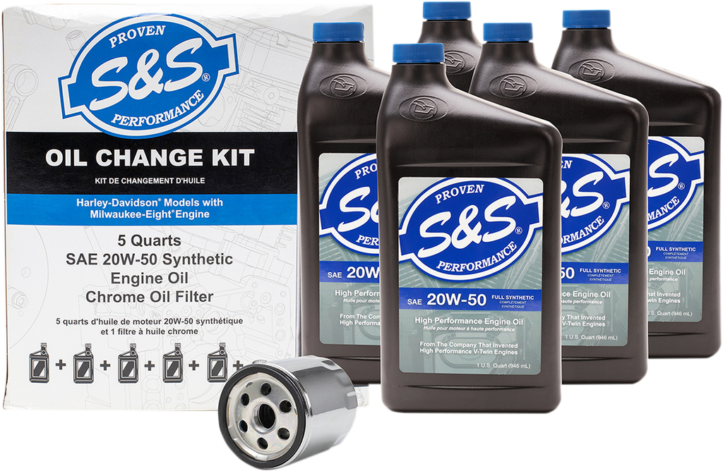 S&S Cycle Kit S&s Oil Change Milw 8