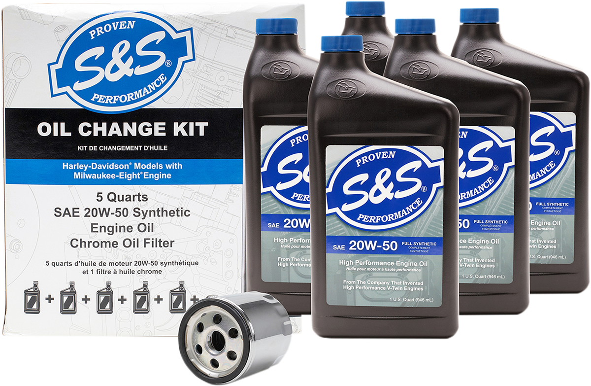 S&S Cycle Kit S&s Oil Change Milw 8