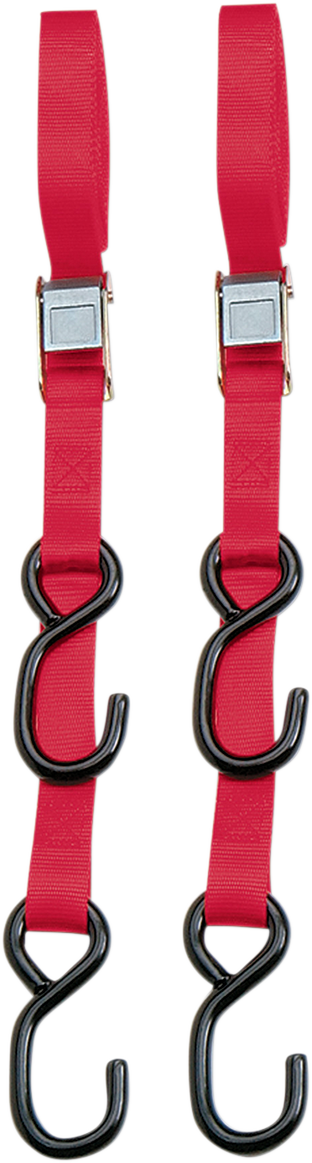 Parts Unlimited Tie Down H-duty 7' Red Pr