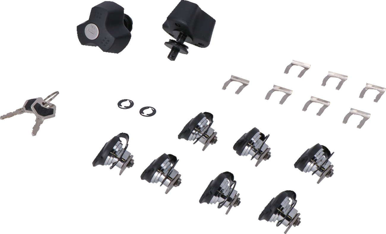 TRAX Lock Set - EVO - 9 Matching Locks with Keys (1)
